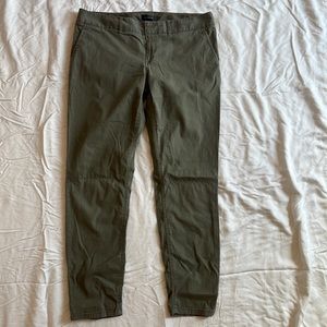 The Limited green khaki trouser, size 8
